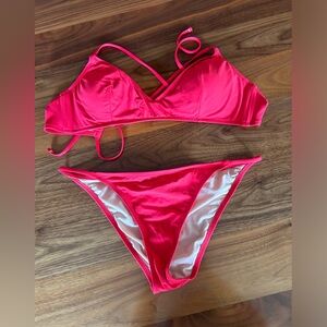 J. Crew Pink Bikini Set